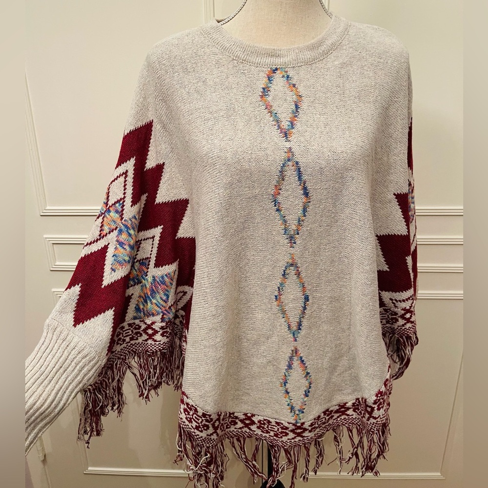 KoriAmerica Poncho with Sleeves NWT SizeS/M